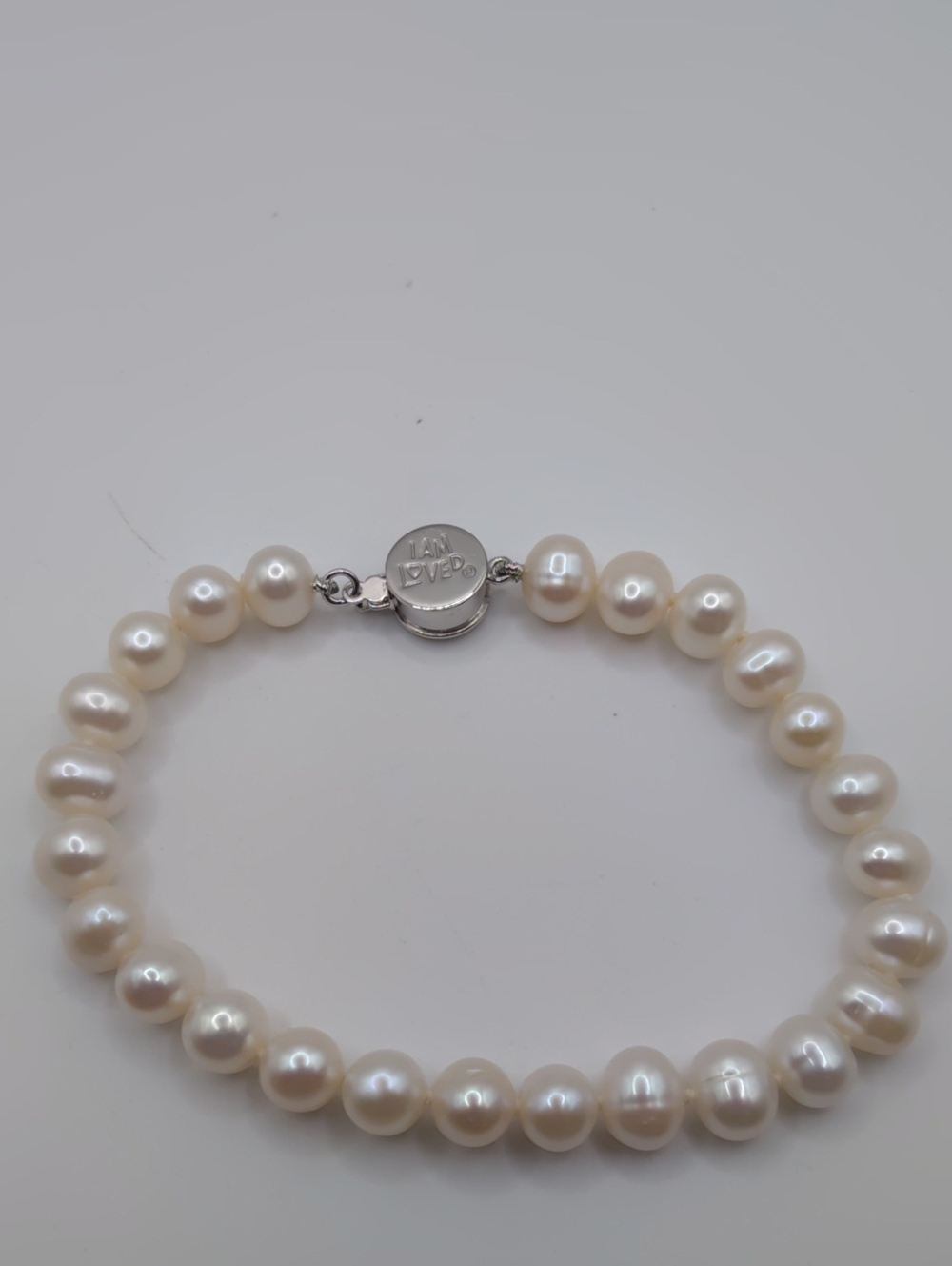 Helzberg Diamonds I Am Loved Freshwater Pearl Bracelet